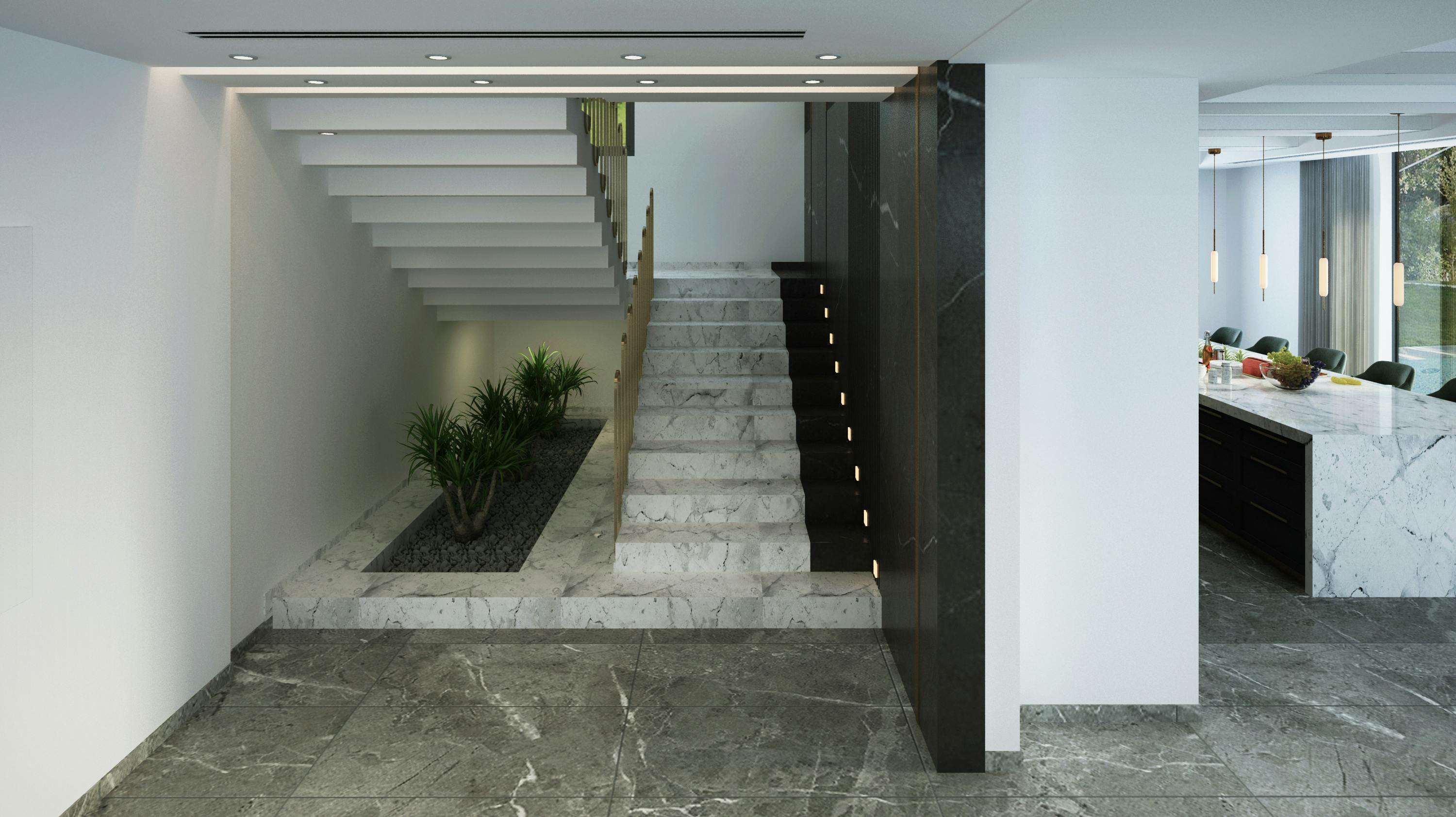Iluminación en espacio de trabajo