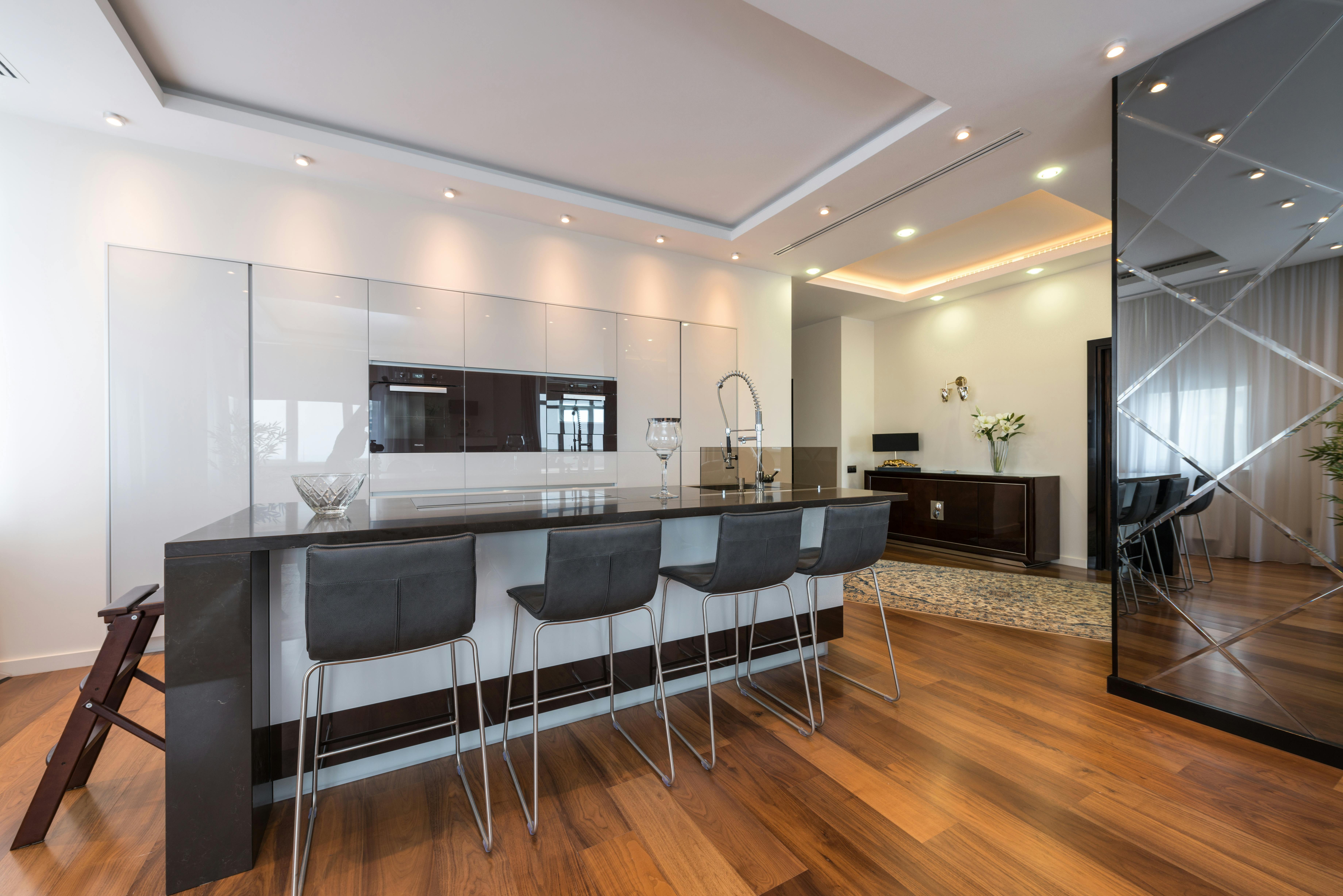Iluminación residencial moderna